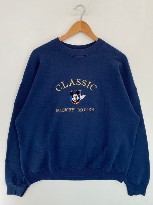 90’s DISNEY CLASSIC MICKEY Made in USA Size XL Vintage Sweat-shirt / G5175S