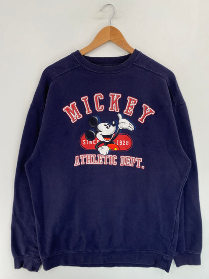 90's DISNEY MICKEY Size L Vintage Sweat-shirt / G5177S