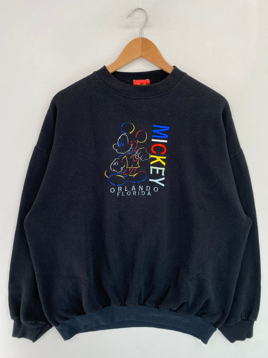 90's DISNEY MICKEY Size XL Vintage Sweat-Shirt / G5178S