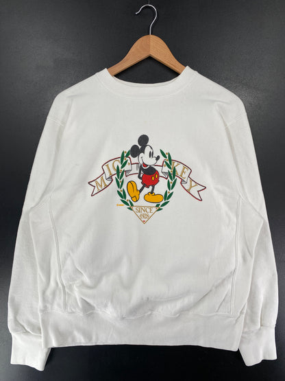 90’s DISNEY MICKEY Made in USA Size L Vintage Sweat-shirt / G5179S