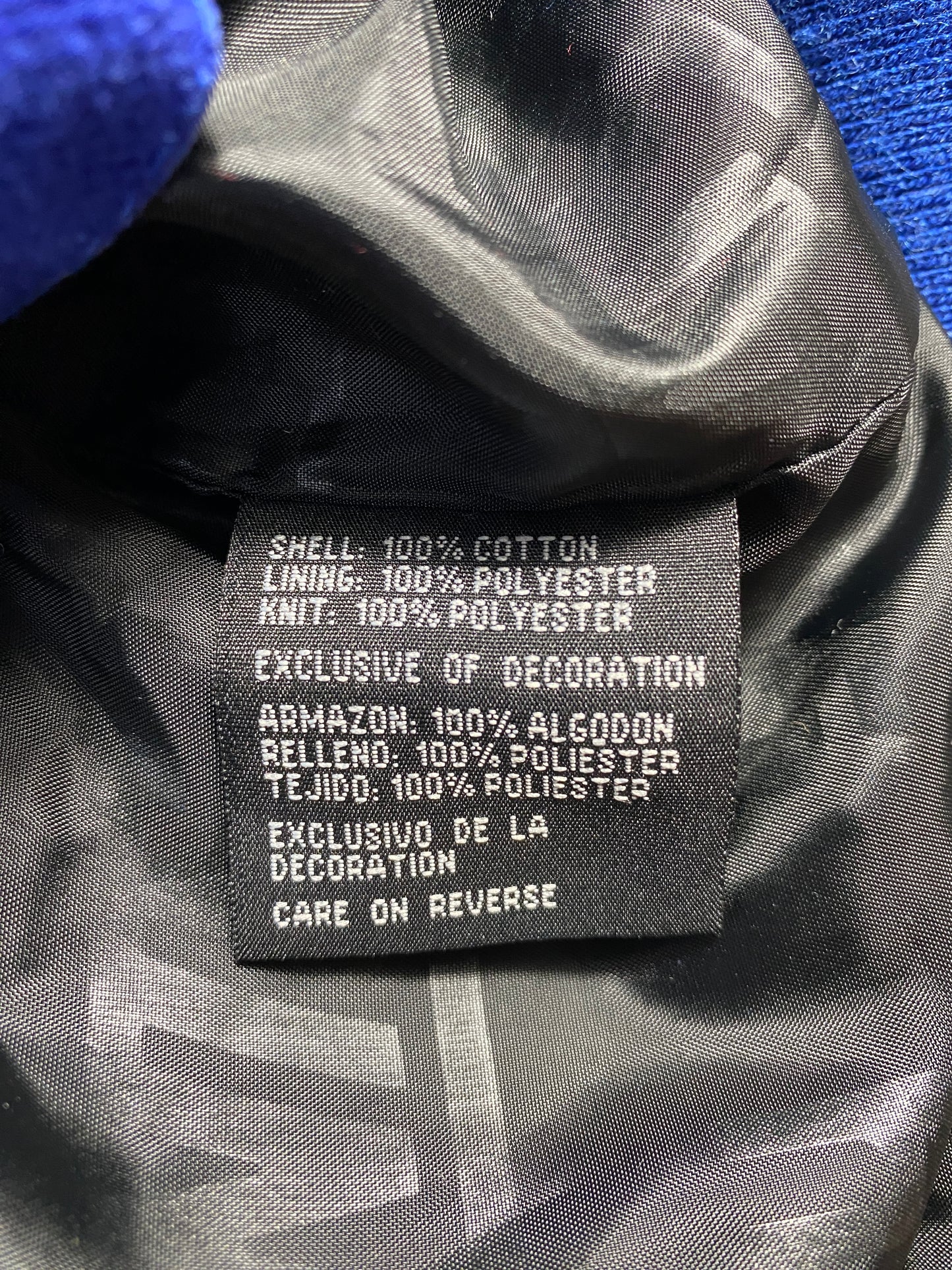 Vintage NEW YORK GIANTS Size XL NFL Racing Jacket / F6135J