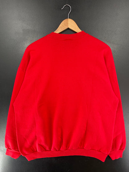 Vintage  DISNEY MICKEY CHRISTMAS Size Approx. L Sweat-shirt / G5213S