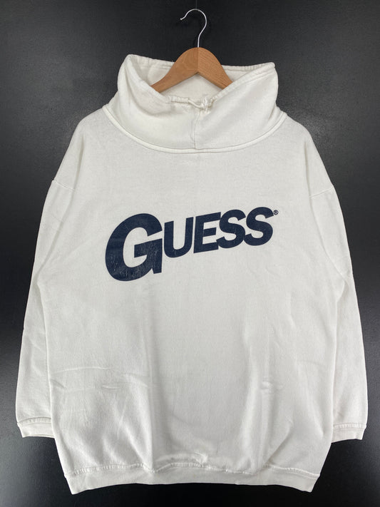 90's GUESS Made in USA Size Approx.XL Vintage Sweat-Shirt  / G5221S