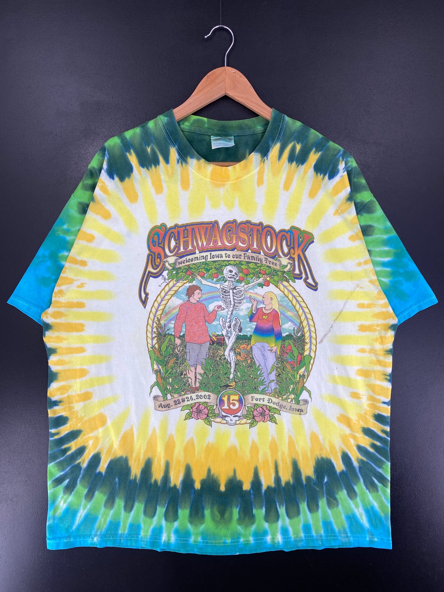 2002 SCHWAGSTOCK Size XL Vintage Music T-Shirt / G1309S