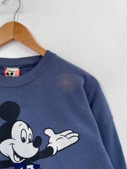 90’s MICKEY Size One Size (Approx.L) Vintage DISNEY Sweat-shirt / G5250S