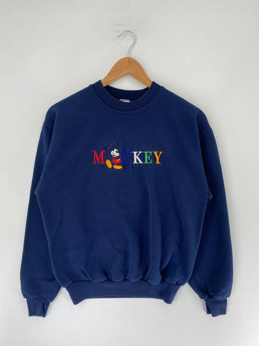 90’s MICKEY Made in USA Size M Vintage DISNEY Sweat-shirt / F5483S