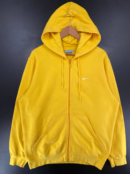 00' NIKE MINI SWOOSH Size L Vintage Zip-up Hoodie Sweat-Shirts / G5262S