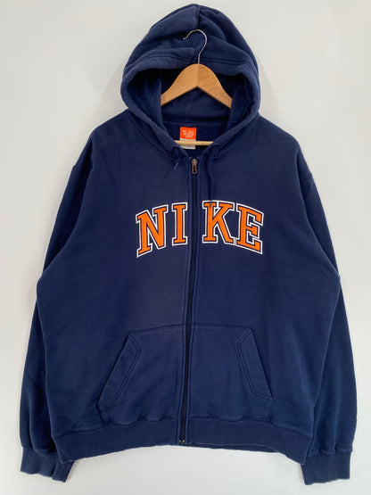 Vintage NIKE Size XXL Vintage Zip Up Hoodie Sweat-Shirt / G5270S