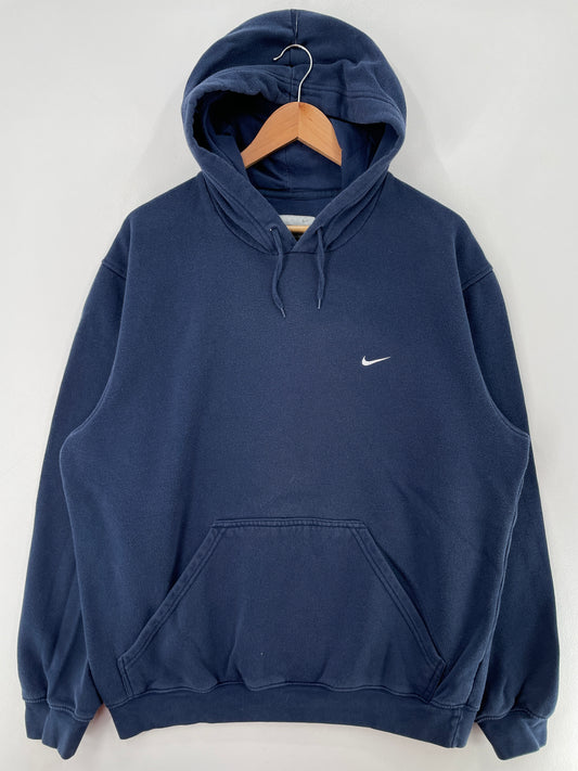 00' NIKE MINI SWOOSH Size XL Vintage Hoodie Sweat-Shirt / F7573S