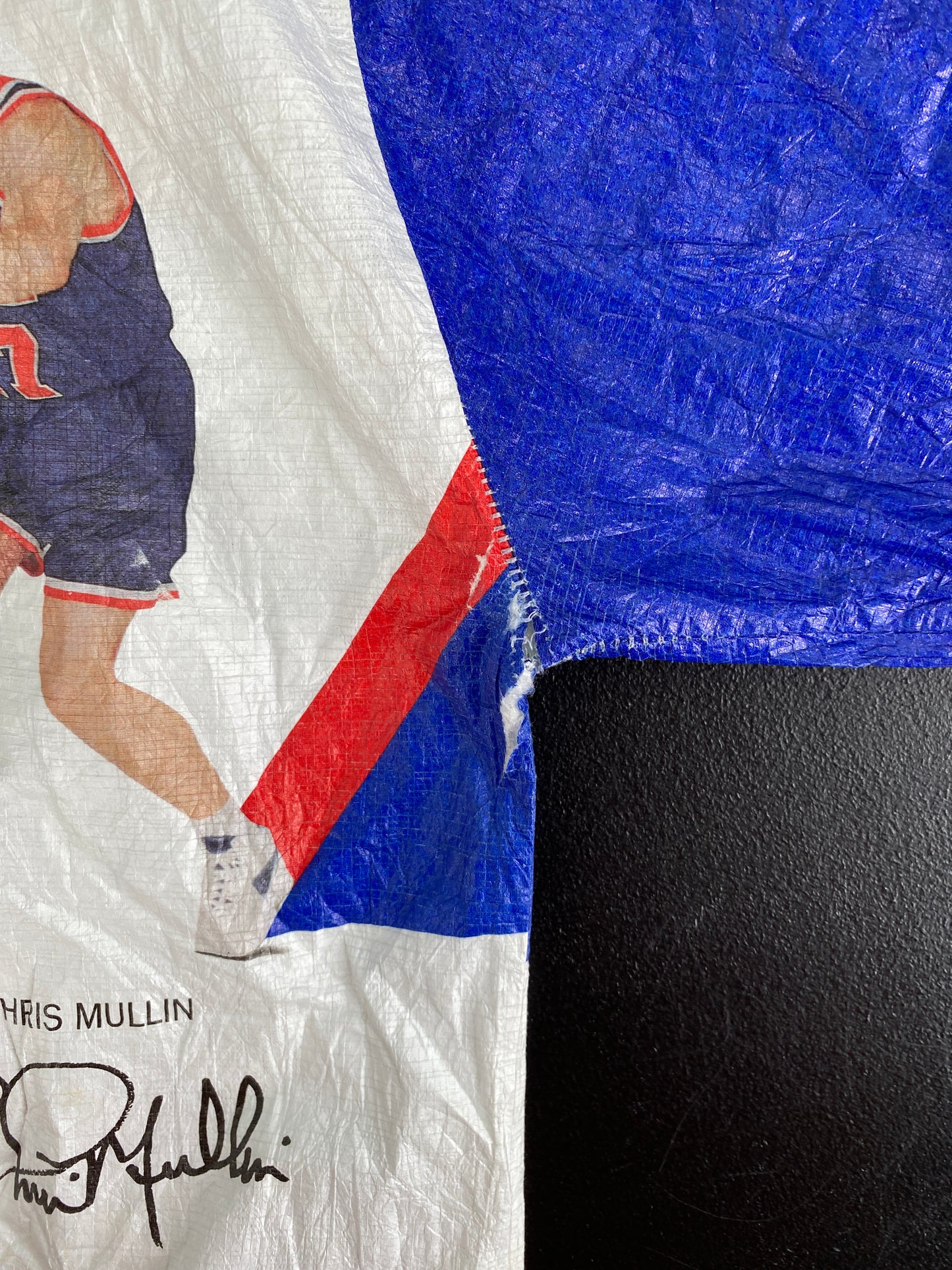 1992 U.S OLYMPIC TEAM BASKET BALL Made in USA Size L Vintage Zip-Up Paper Jacket / F6438S