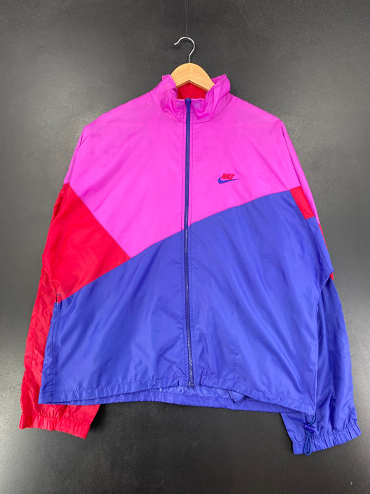 90’s NIKE Silver Tag Size L Vintage Nylon Hoodie Jacket / G1984N