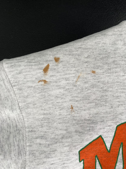 1983 MIAMI HURRICANES Made in USA Size L Vintage College Sweat shirt / F6468S