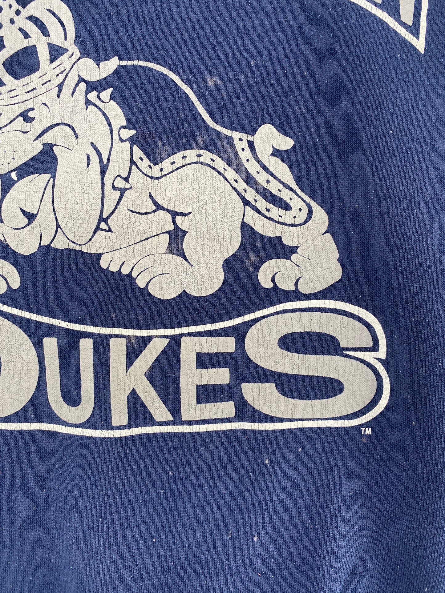 90's JAMES MADISON DUKES Made in USA Size XL Vintage College Sweat shirt / F6465S