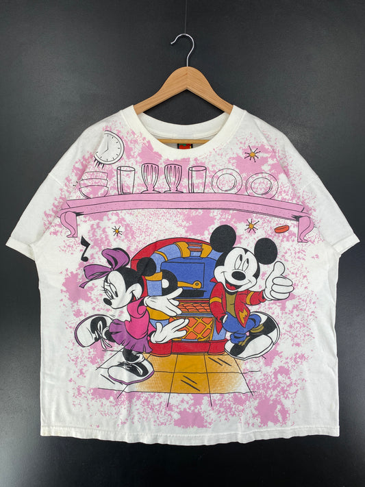 90’s DISNEY MICKEY Size Approx. XL T-Shirt / G2038T
