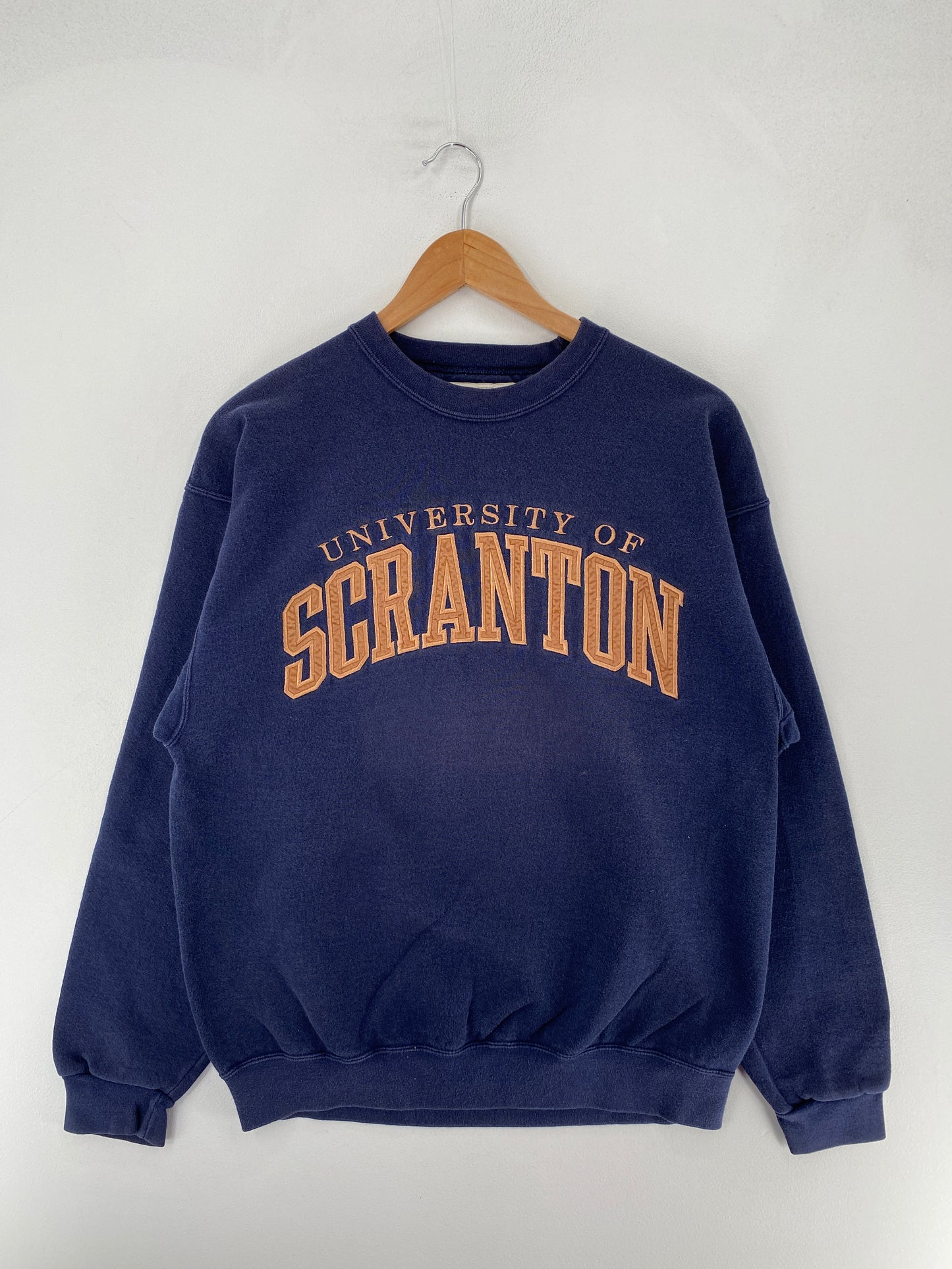 90's UNIVERSITY OF SCRANTON Made in USA Size L Vintage College Sweat-Shirts / F6473S