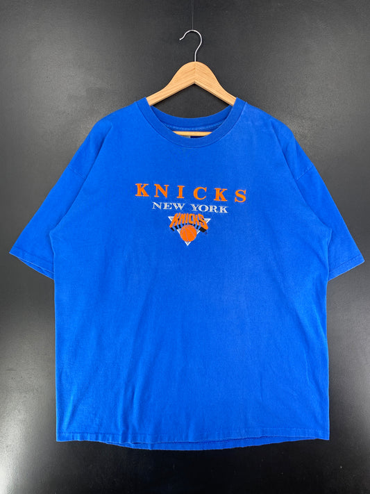 90's SALEM x NEW YORK KNICKS Made in USA Size XL Vintage NBA T-shirt / G2045T