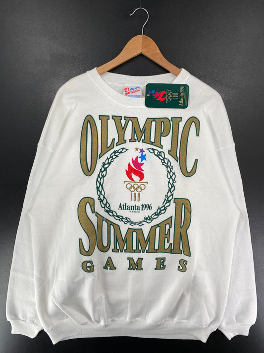 1996 DEADSTOCK ATLANTA OLYMPIC Size XL Vintage Sweat-Shirt / G5324S