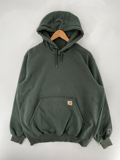 Vintage CARHARTT Size L Hoodie Sweat-Shirt / F6485S