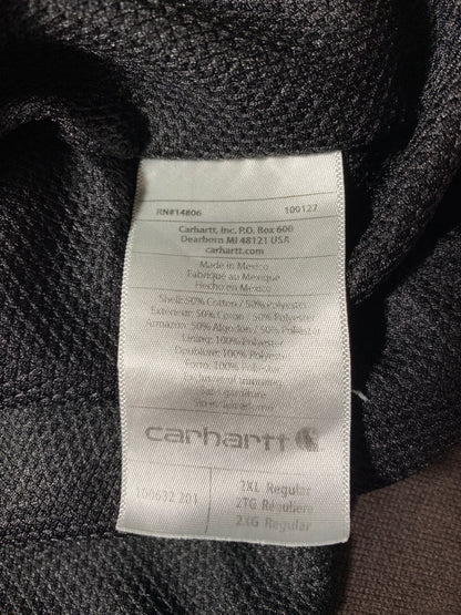 Vintage CARHARTT Size XXL Zip Up  Hoodie Sweat-Shirt / F6484S