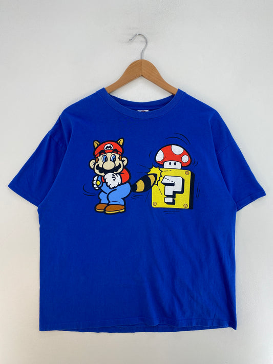 2001 NINTENDO MARIO Size No tag(Approx.XL) Vintage T-Shirt / G1467T