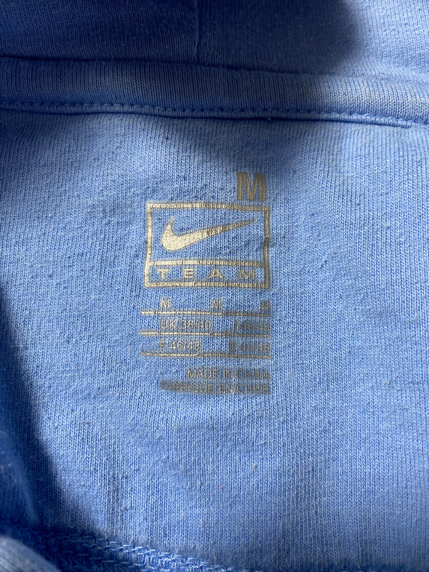 Vintage NIKE x NORTH CAROLINA Size M Hoodie Sweat-Shirt / F6621S