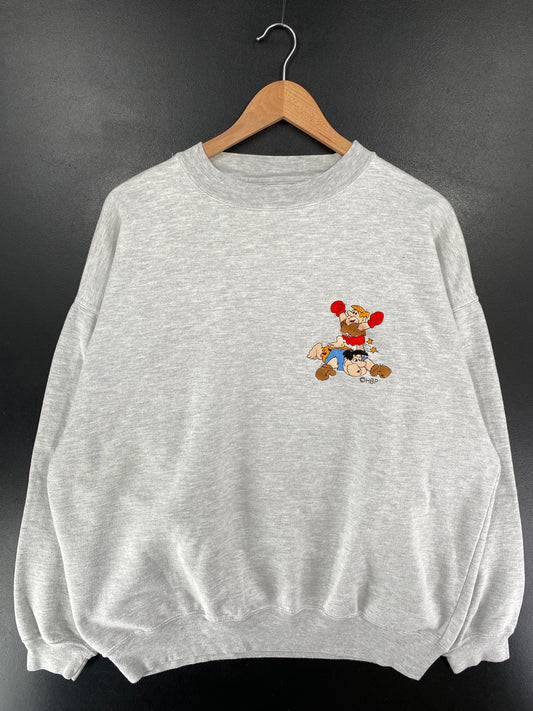 90’s FLINTSTONES Made in USA Size XL Vintage Sweat-shirt / G5347S
