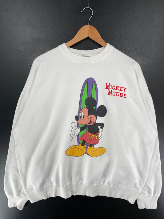 90’s DISNEY MICKEY Size XL Vintage Sweat-shirt / G5349S