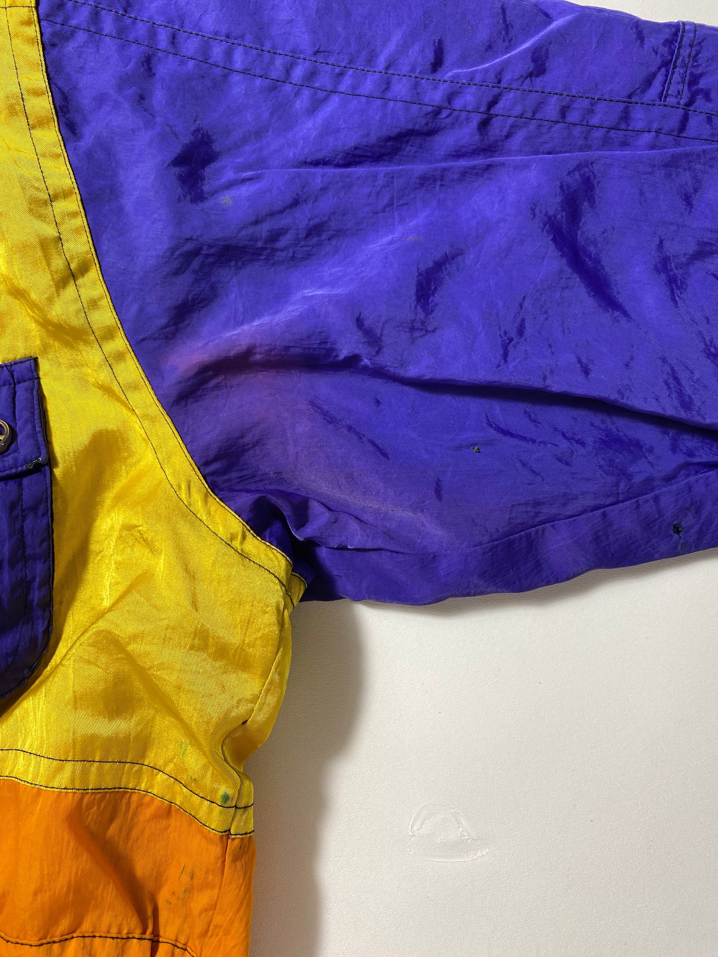1993 Remake NIKE Size L Vintage Nylon Padded Zip-up Jacket / G236N