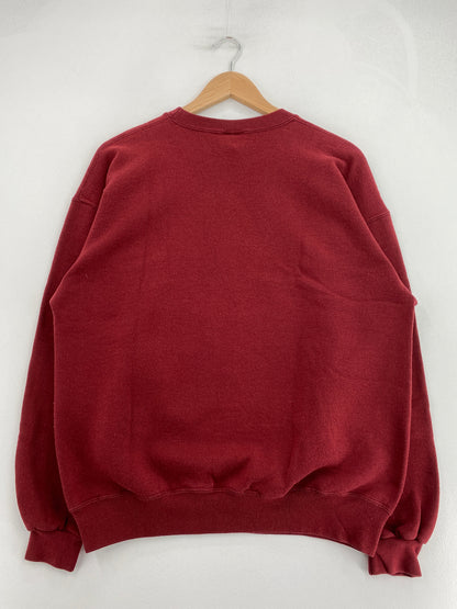 1995 TEXAS VIRGINIA TECH Size L Vintage College Sweat-Shirt / G6132S