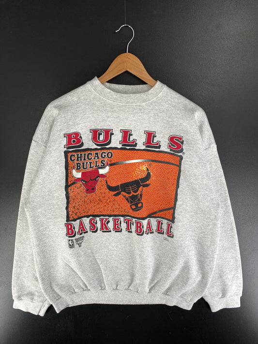 90's CHICAGO BULLS Made in USA Size XL Vintage NBA Sweat-Shirt / F6656S