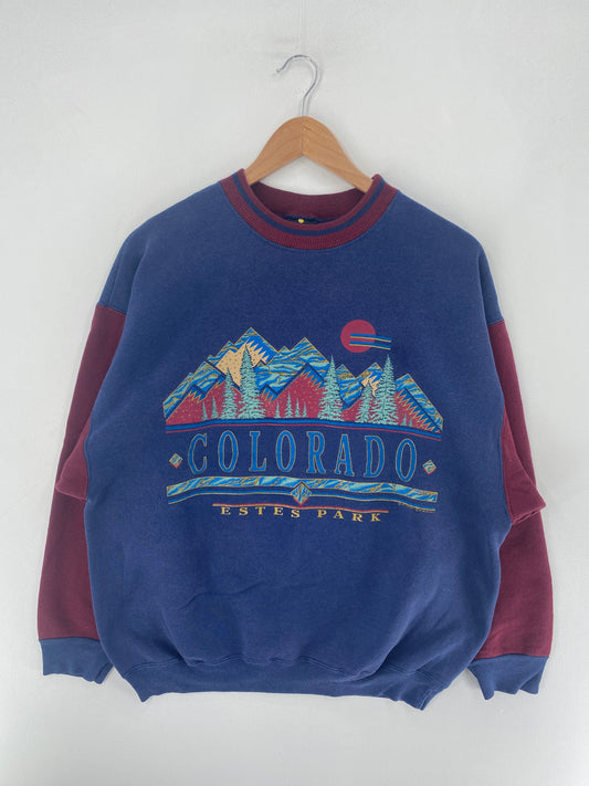 90's COLORADO ESTES PARK Made in USA Size XL Vintage Sweat-shirt / F5740S