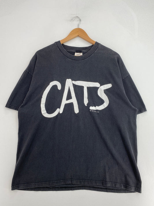 1981 CAT Size XL Vintage T-shirt / G2488T