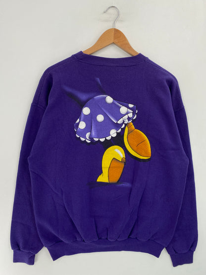 90's DISNEY MINNIE Made in USA Size L Vintage Sweat-shirt / G5393S