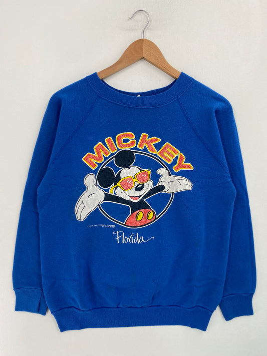 90's DISNEY MICKEY Size M Vintage Sweat-Shirt / G5397S