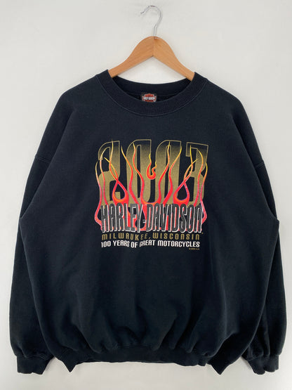 Vintage HARLEY DAVIDSON Size XXL Sweat-shirt / G1509S
