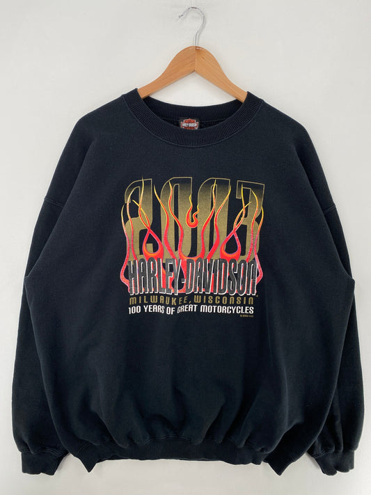 Vintage HARLEY DAVIDSON Size XXL Sweat-shirt / G1509S