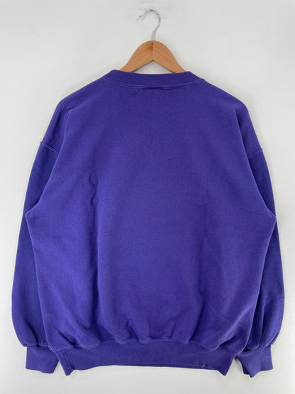 90's MINNESOTA VIKINGS Made in USA Size XL Vintage NFL Sweat-Shirt / F7755S