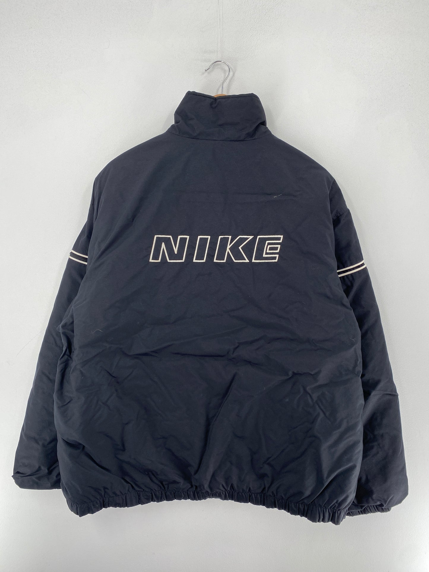 00’ NIKE Size L Nylon Padded Zip-up Jacket / F6090N