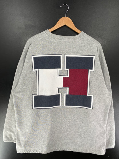 90’s TOMMY JEANS Made in USA Size XL Vintage Sweat-shirt / G5424S