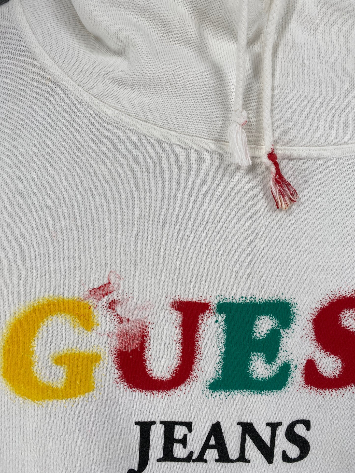 90's GUESS Made in USA Size Approx.L Vintage Sweat-shirt / G5425S