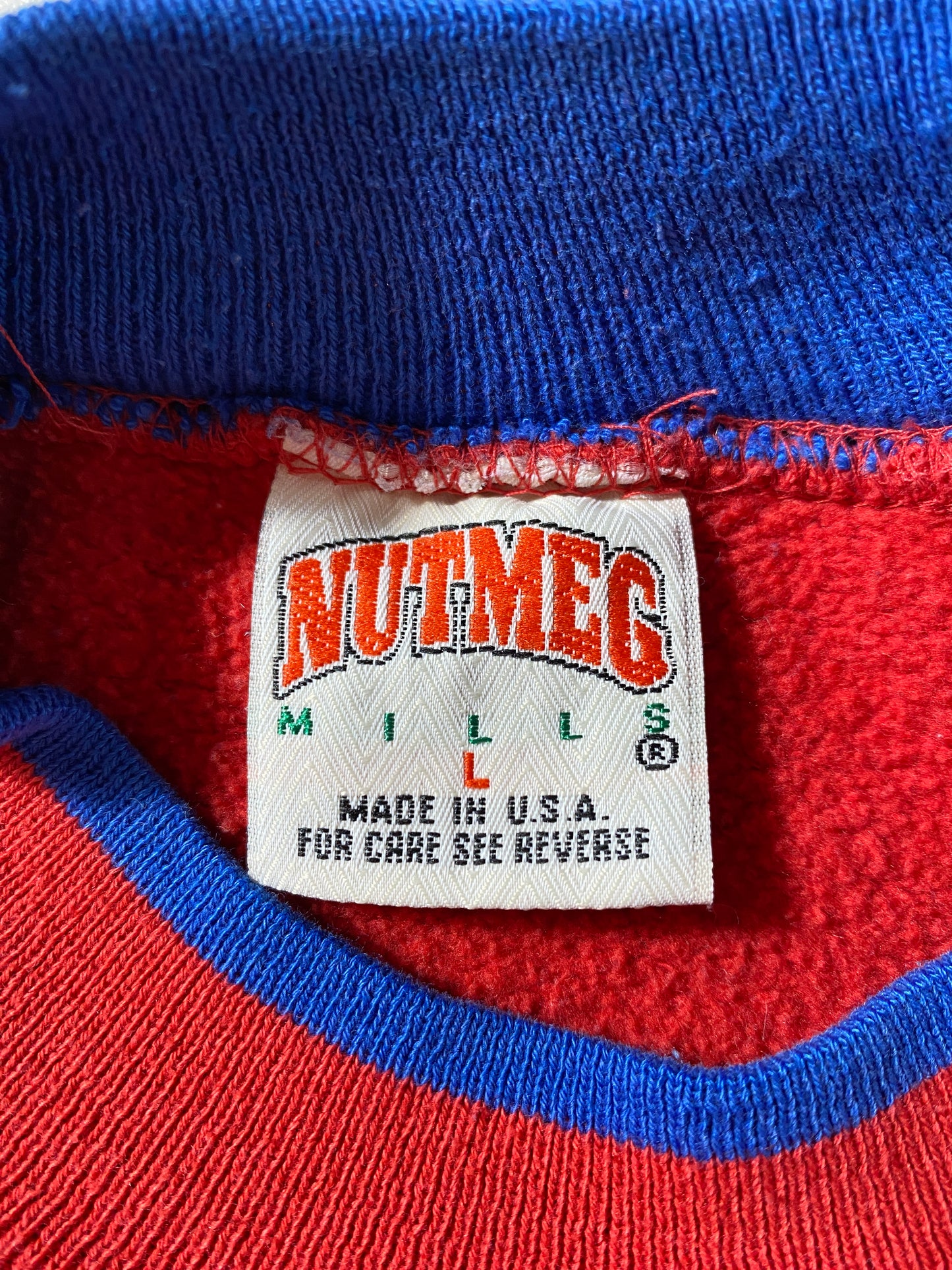 90's BUFFALO BILLS Made in USA Size L Vintage NFL Sweat-Shirt / F6107S