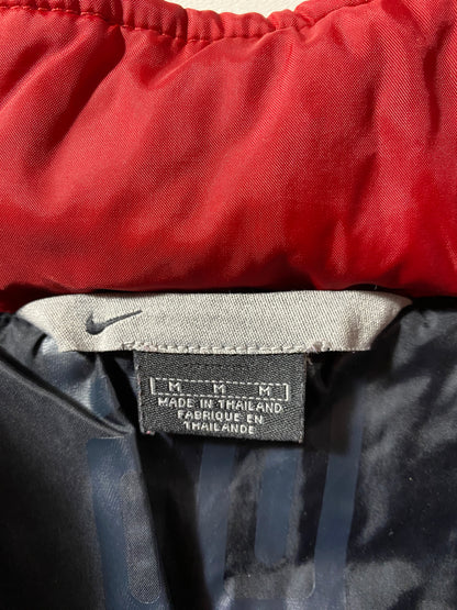 00' NIKE MINI SWOOSH Size M Vintage Padded Nylon Jacket / G5437N