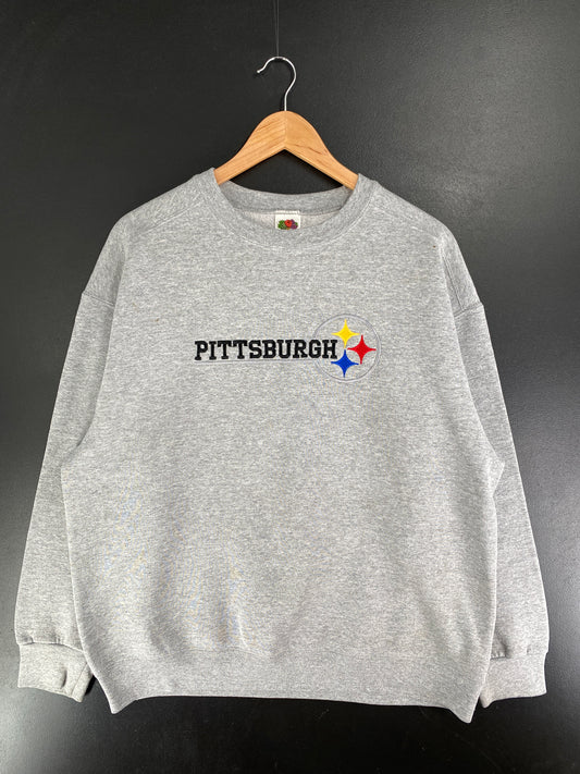 Vintage PITTSBURGH STEELERS Size XL NFL Sweat-Shirt / F6125S