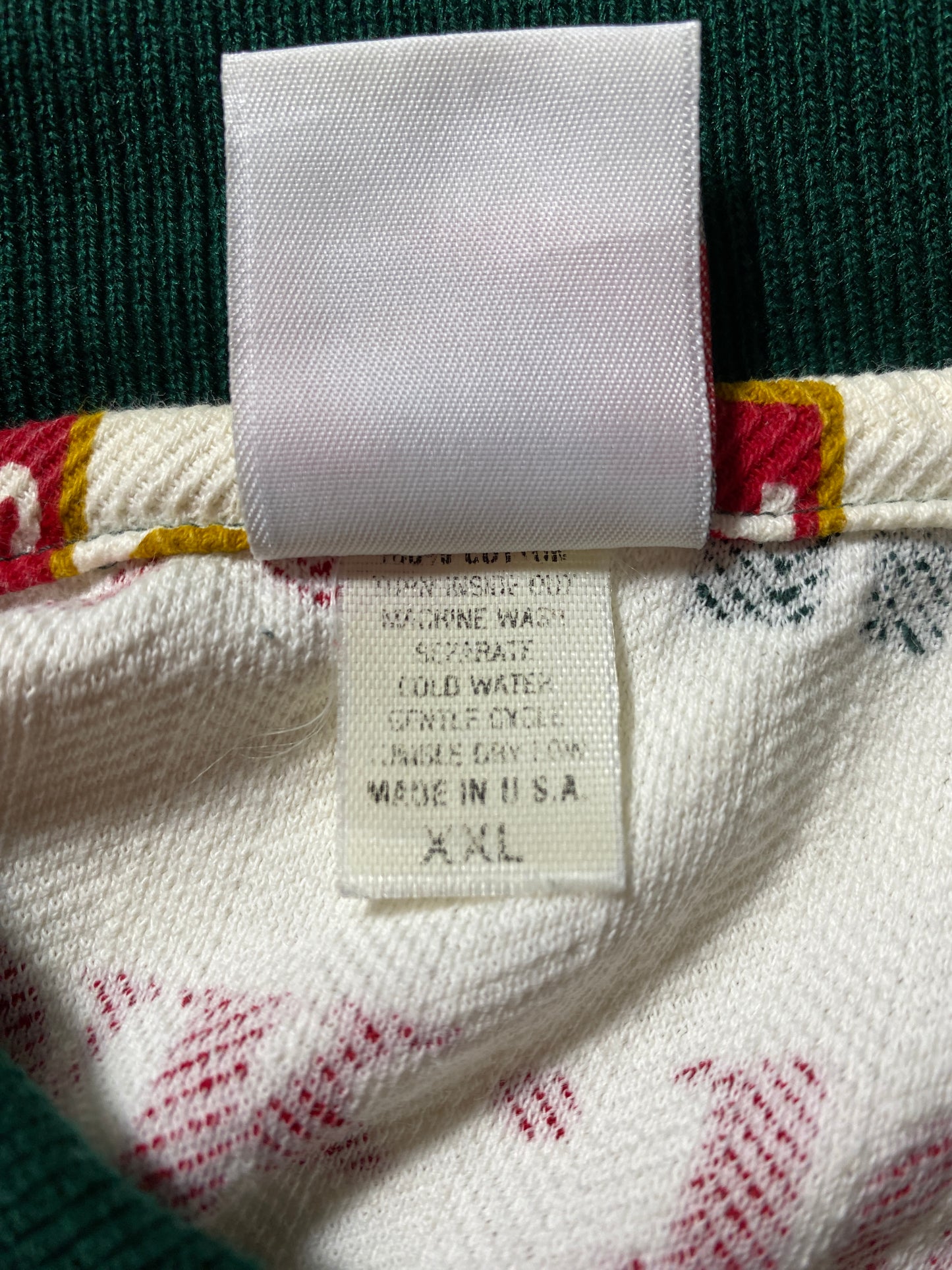 90’s Remake NIKE Made in USA Size XXL Vintage Long Sleeve Polo-Shirt / F6144T