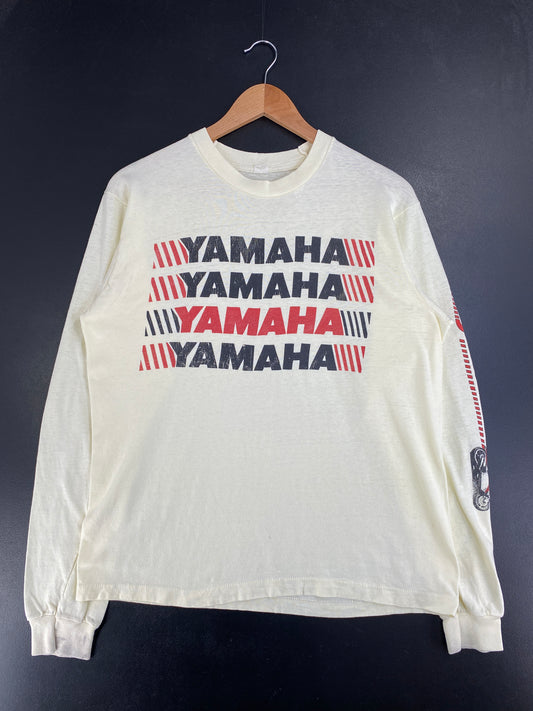 Vintage YAMAHA Size Approx.M Long Sleeve T-Shirt / G2862T