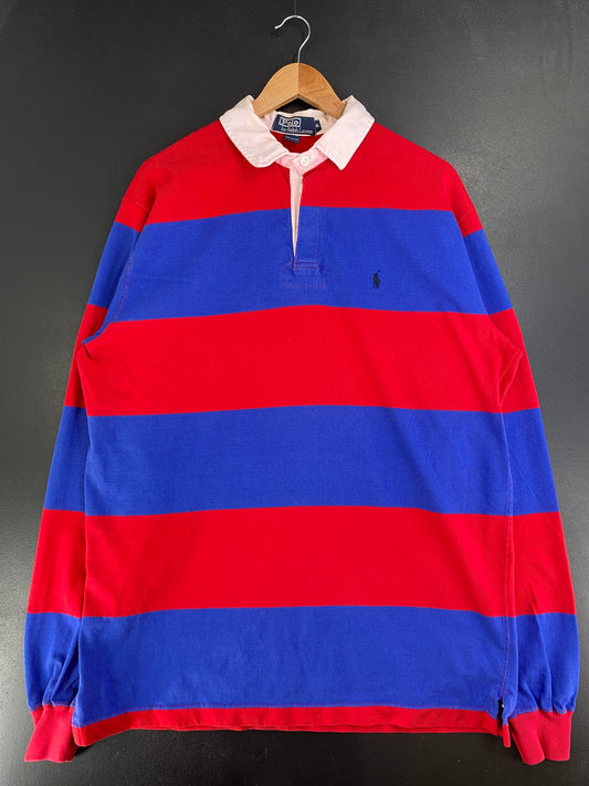 90's POLO RALPH LAUREN Made in USA Size XL Rugby-Shirt / G2881R