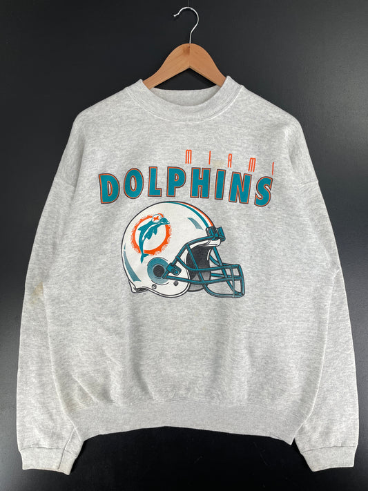 90's MIAMI DOLPHIS Made in USA Size XXL NFL Sweat-Shirt / F7863S