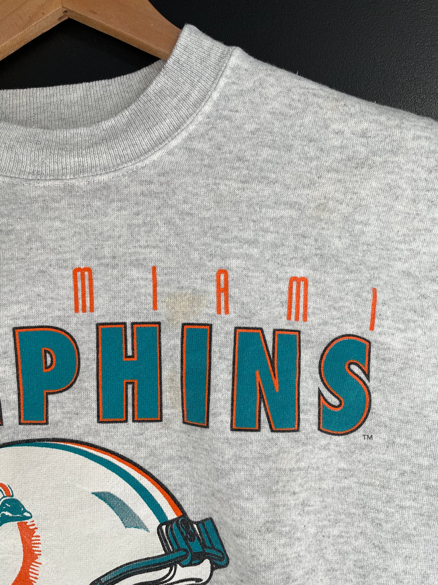 90's MIAMI DOLPHIS Made in USA Size XXL NFL Sweat-Shirt / F7863S