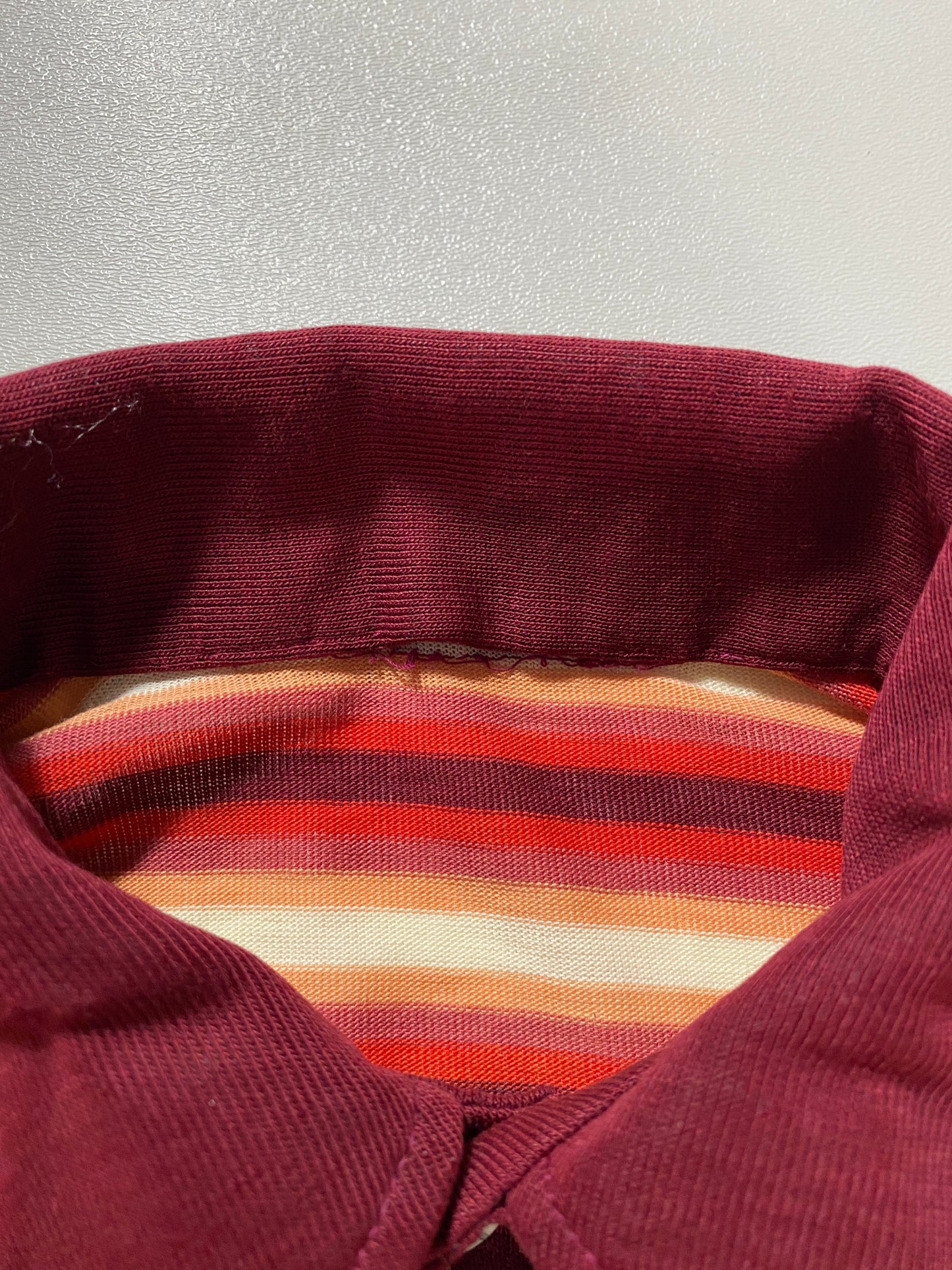 70’s SNOOPY Size No Tag (Approx.S) Polo Shirt / G2968B