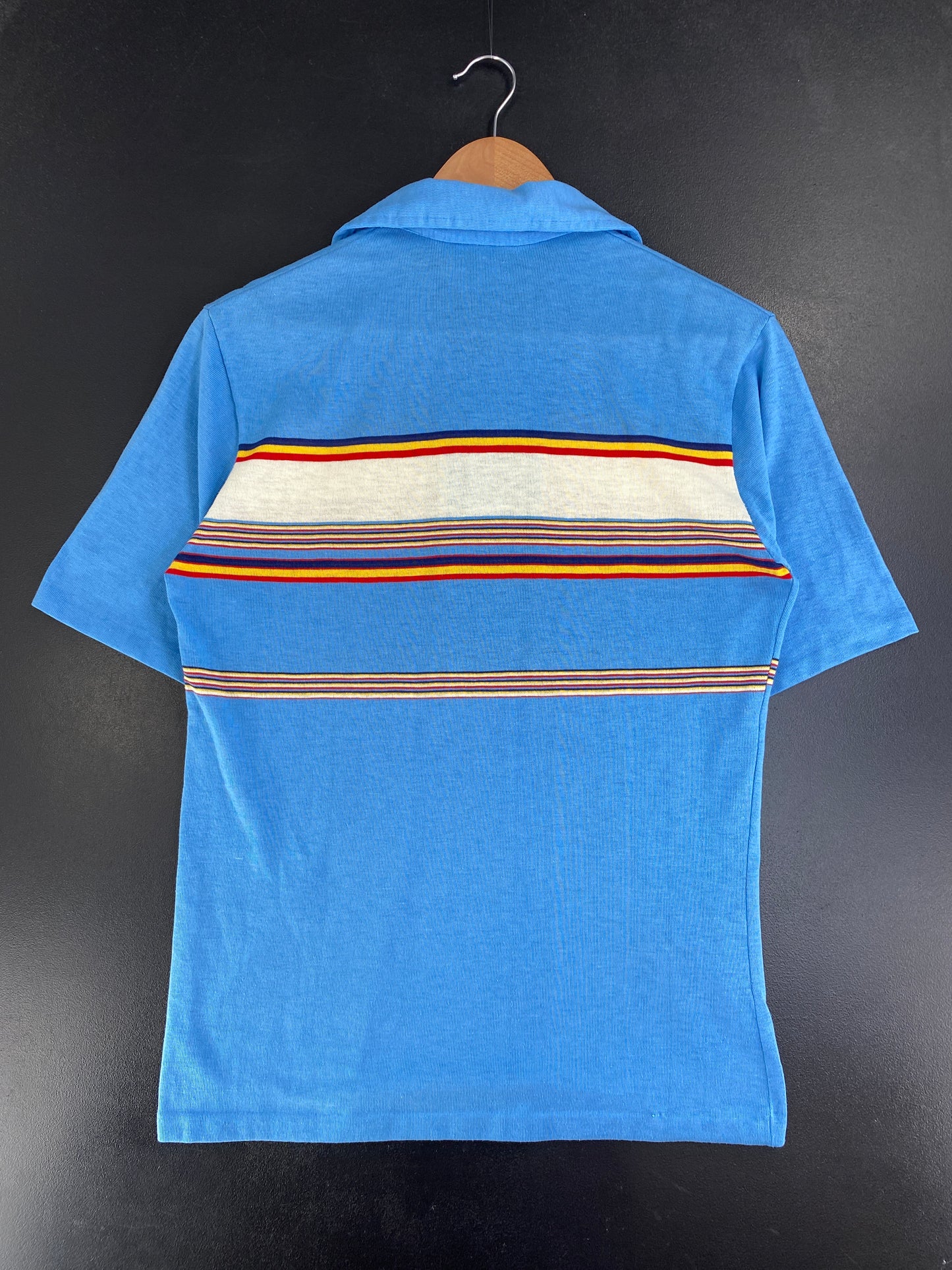 70’s Lightning Bolt Size No Tag (Approx.S) Polo Shirt / G2967B
